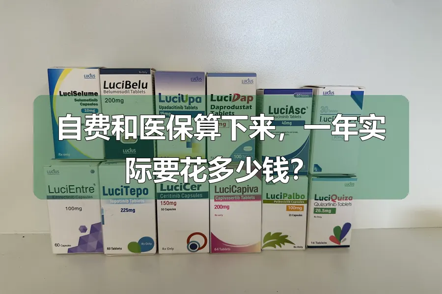 自费和医保算下来,一年实际要花多少钱?